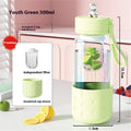 Tea Water Separation Magnetic Glass Water Cup Sealed Without Leakage Glass Tea Water Cup Infuser Tumbler Drinkware Water Bottle With Tea Filter, Youth Green, 500ml