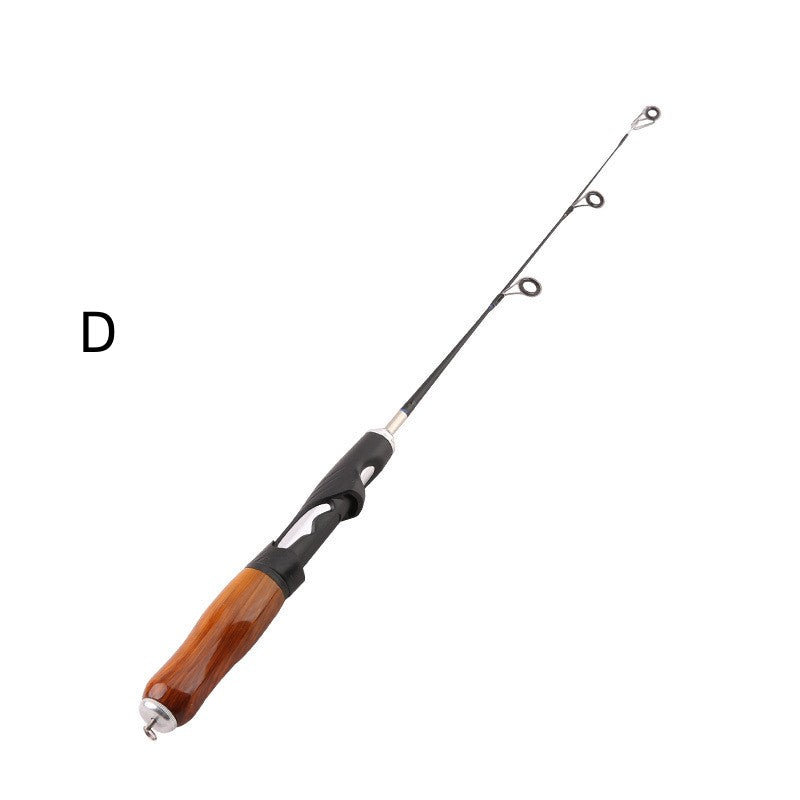 Ice Fishing Pole Outdoor Fishing Portable, D, 40CM