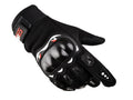 Protective shell motorcycle gloves, Black