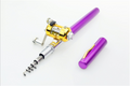 Mini Ice Fishing Rod Pocket Raft Rod Portable Gift Fishing Rod, Purple