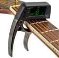 Guitar Capo with Built-in Tuner, Bronze