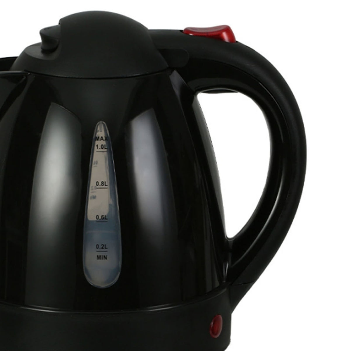 Electric Kettle 150W 1L Black Road Hot Water Boiler Stainless Steel Liner Auto Shut Off Tea Kettle Car Cigarette Plug 12V For Sedans SUVs
