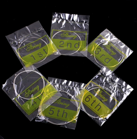 Acoustic guitar strings, As shown