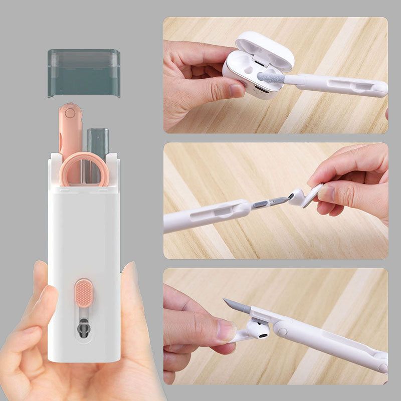 Gadget Cleaning Kit — Keyboard, Earbuds & Screen Cleaner Tool Set