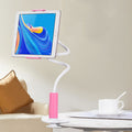 360 Degree Spiral Base Lazy Mobile Phone Tablet Stand, Universal Pink