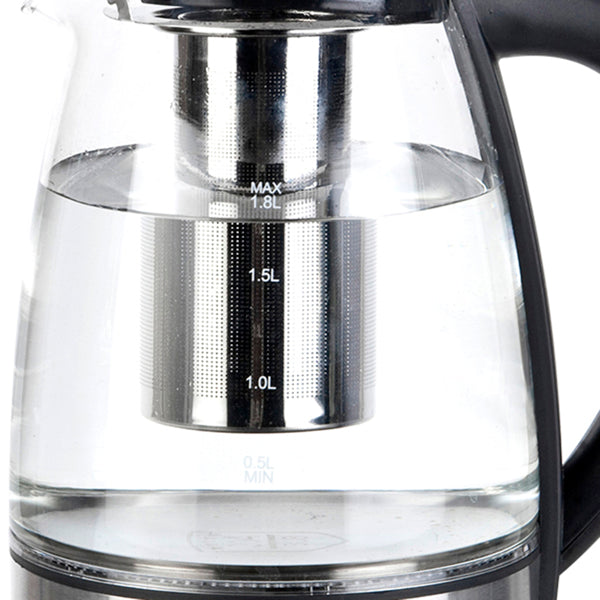 American Standard Electric Kettle 120V, 1200W With Filter Screen And Inner Steel Cover