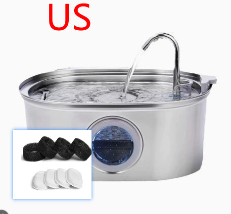 Water Feeder Stainless Steel Pet Water Dispenser