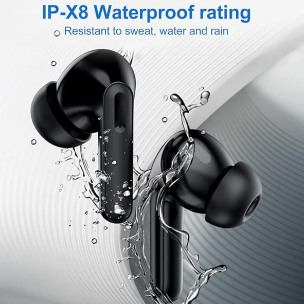 Bluetooth Earbuds Headset 5.3 Wireless Noise Cancelling TWS Trucker Waterproof
