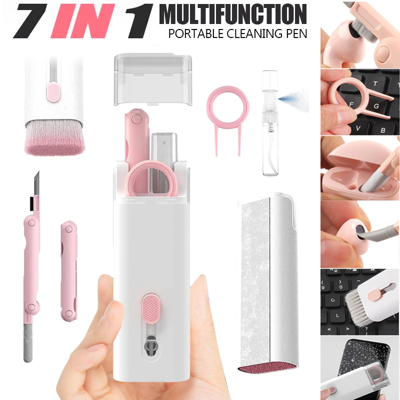Gadget Cleaning Kit — Keyboard, Earbuds & Screen Cleaner Tool Set