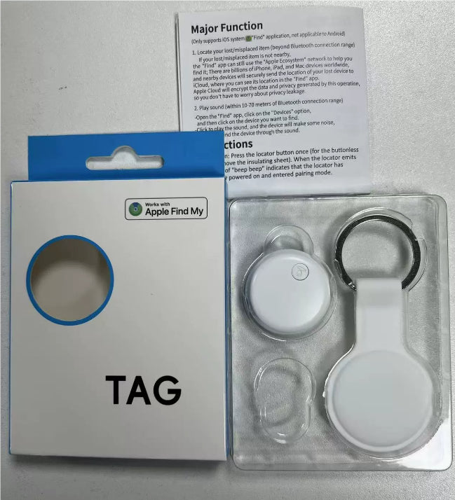 Reflective Collar Waterproof Holder Case For Airtag Air Tag Airtags Protective Cover Cat Dog Kitten Puppy Nylon Collar, AK28 white with keychain