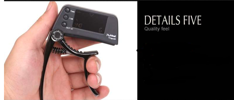 Guitar Capo with Built-in Tuner