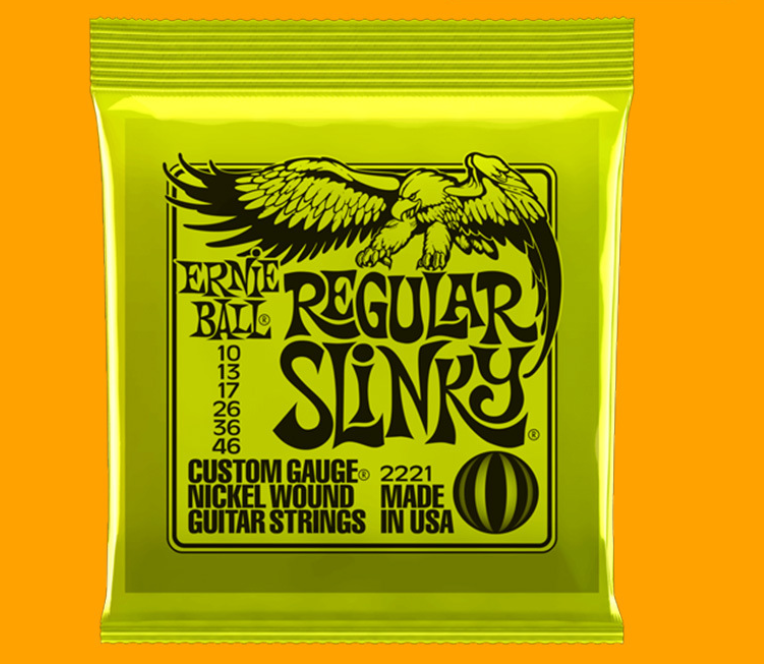Nickel-plated electric guitar bass strings, 2221style