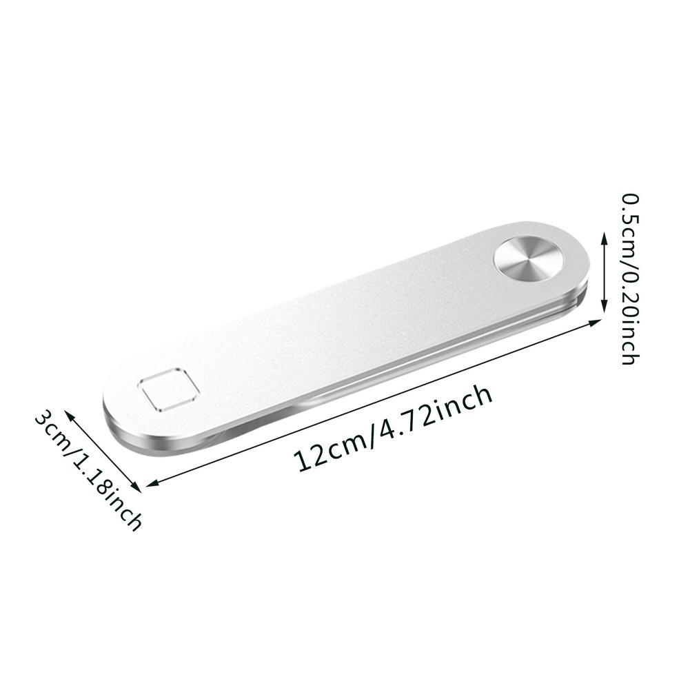 Laptop Phone Holder, Adjustable Laptop Side Mount Clip, Magnetic Laptop Monitor Mount, Computer Laptop Cellphone Stand Foldable Aluminum Expansion Bracket Tablet Clip For Dual Screen
