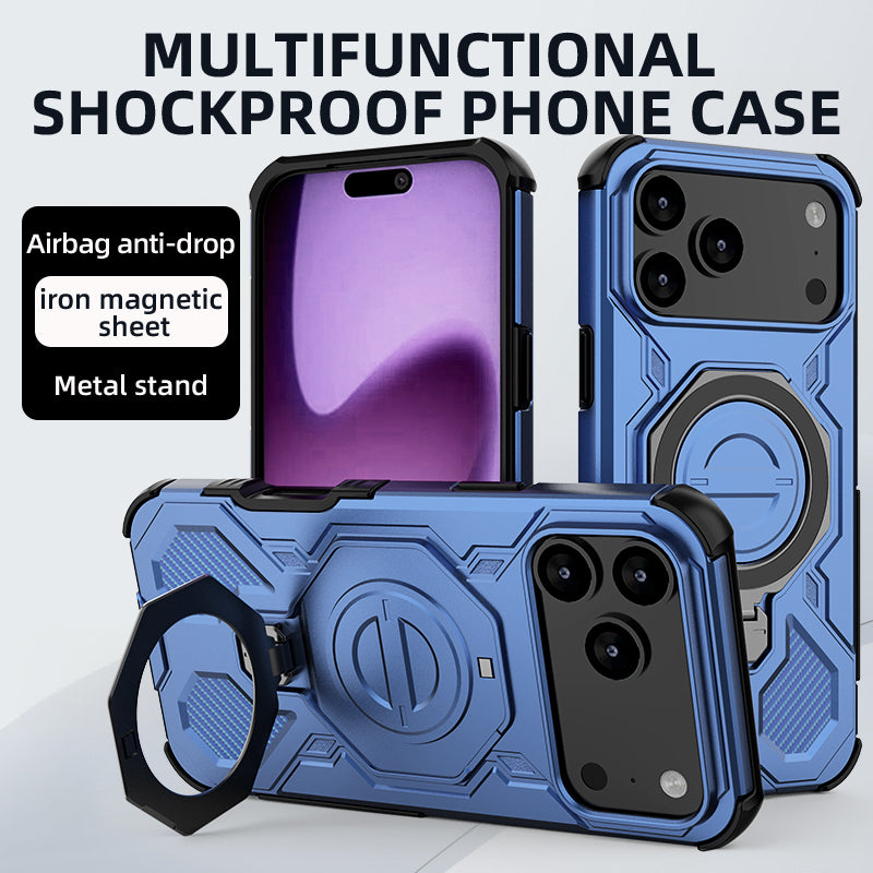 For I Phone 17 Pro Case  Phone Cover Shockproof Kickstand Rugged Magnetic