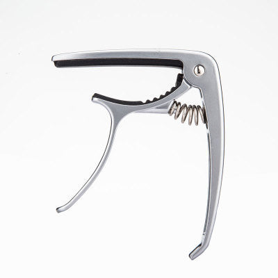 Folk acoustic guitar capo, Silver