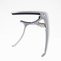 Folk acoustic guitar capo, Silver