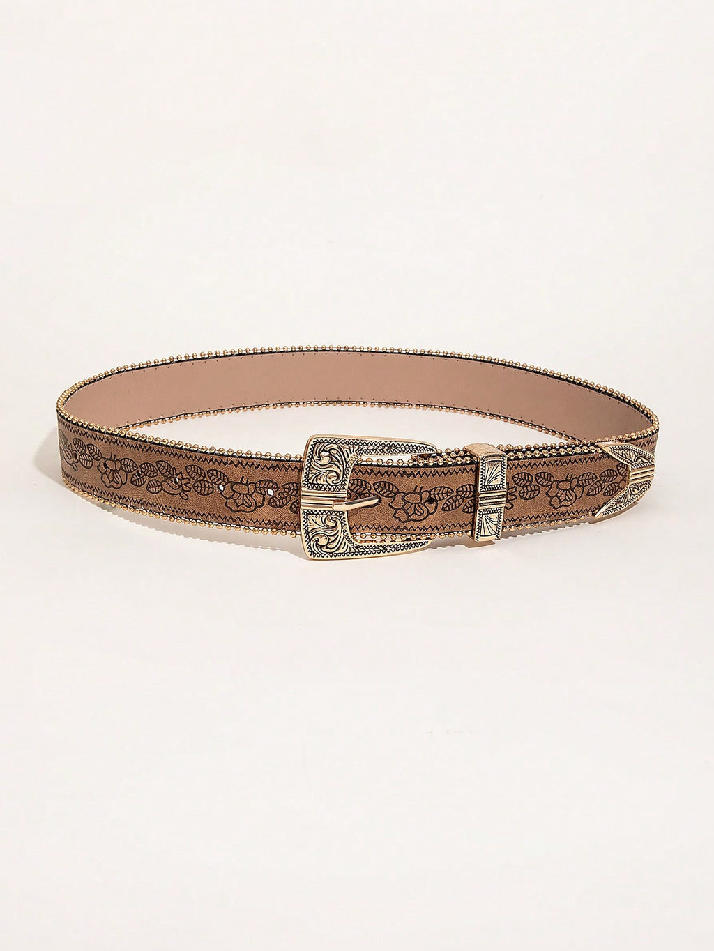Retro Pattern PU Belt Western Style Women's Belt