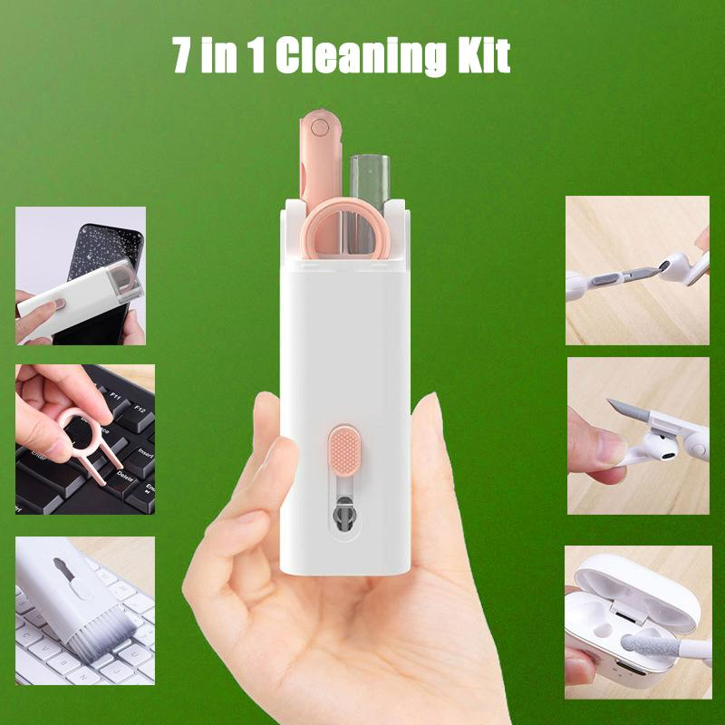 Gadget Cleaning Kit — Keyboard, Earbuds & Screen Cleaner Tool Set
