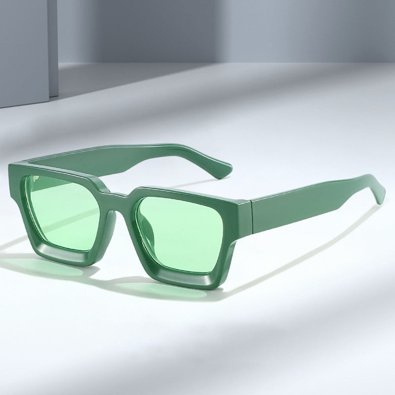Minimalist And Versatile European And American Thick Frame Sunglasses
