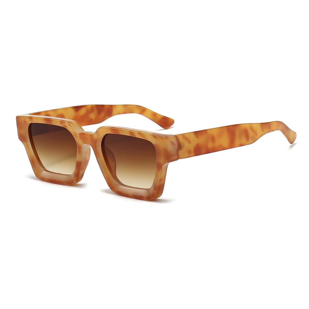 Minimalist And Versatile European And American Thick Frame Sunglasses