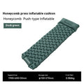 Outdoor Honeycomb Press Type Inflatable Mattress Single Thickened Moisture-proof Tent Sleeping Mat, Green
