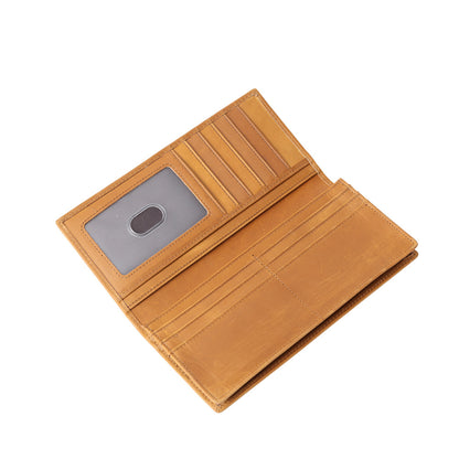 Pure First Layer Cowhide  Retro Wallet