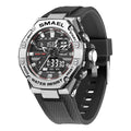 Digital Alloy Electronic Watch Men, Silver