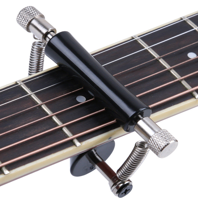 Guitar sliding capo Voice clip, Black
