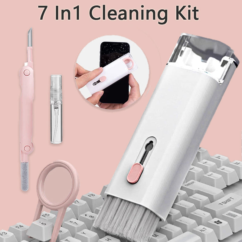 Gadget Cleaning Kit — Keyboard, Earbuds & Screen Cleaner Tool Set