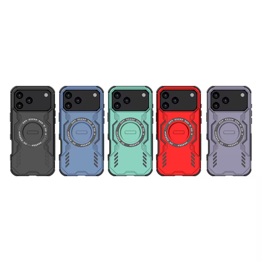For I Phone 17 Pro Phone Case Cover Shockproof Kickstand Rugged Magnetic