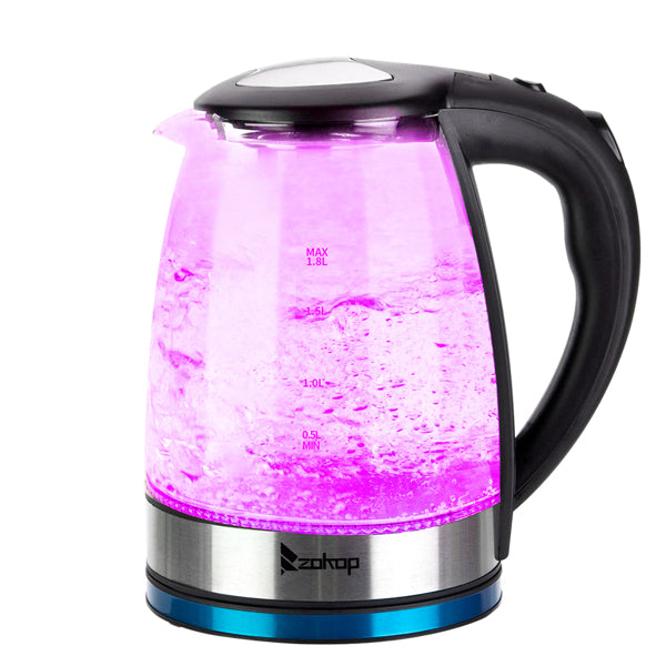 American Standard Electric Kettle 120V, 1200W With Filter Screen And Inner Steel Cover