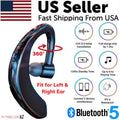Wireless Bluetooth 5.0 Earpiece Headset Driving Trucker Earbuds Noise Cancelling, Default Title