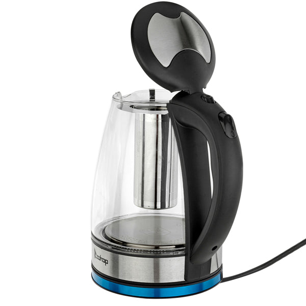 American Standard Electric Kettle 120V, 1200W With Filter Screen And Inner Steel Cover