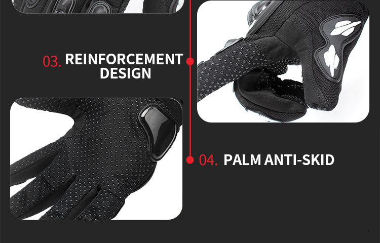 Motorcycle Riding Gloves Men's Outdoor Four Seasons Motorcycle Racing Equipment Off-road Drop-resistant Winter