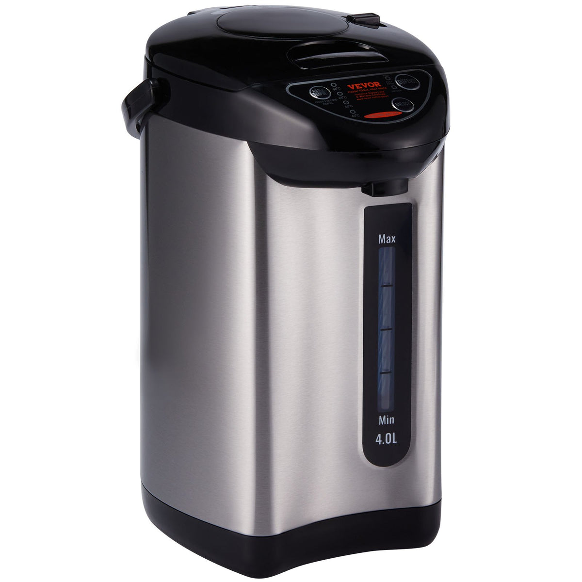Hot Water Dispenser, Adjustable 4 Temperatures Water Boiler And Warmer, 304 Stainless Steel Countertop Water Heater, 3-Way Dispense For Tea, Coffee And Baby Formula, 4L/135 Oz, Black
