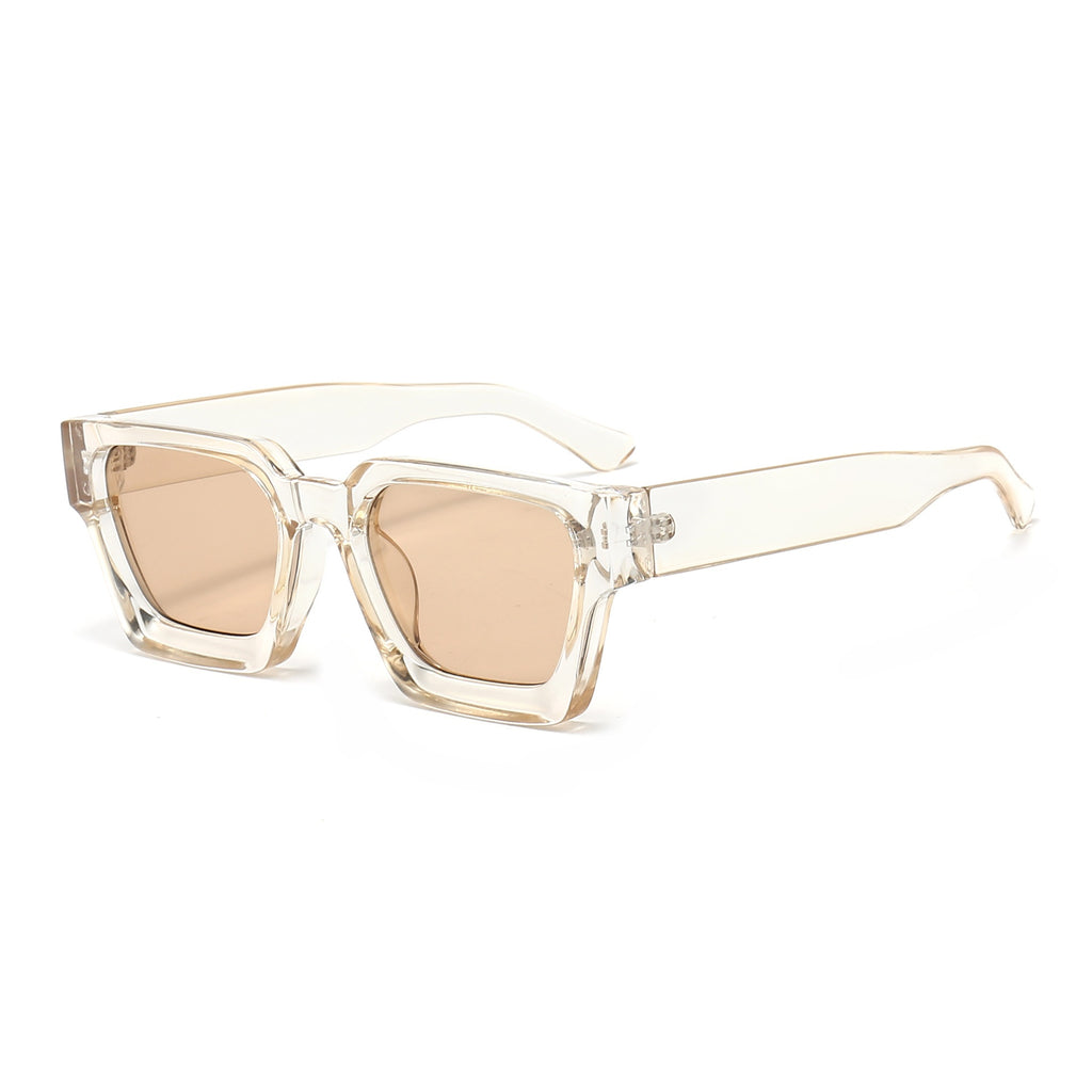 Minimalist And Versatile European And American Thick Frame Sunglasses