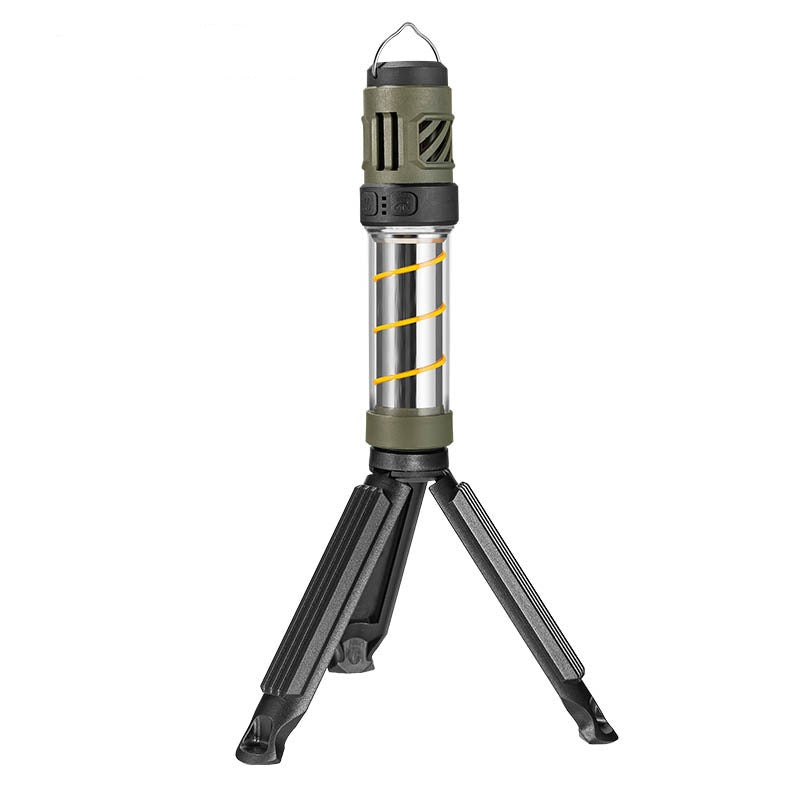 Outdoor Mosquito Killing Lamp Power Torch Long Battery Life Camping Lantern, AH06 Green