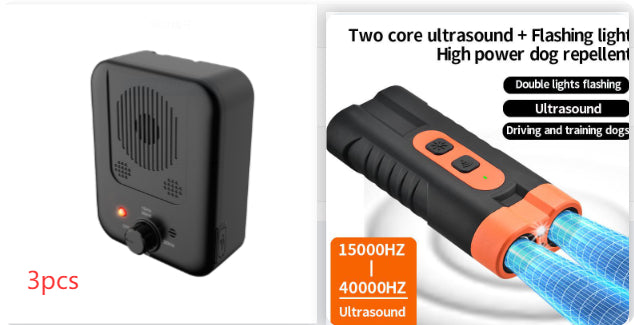 Ultrasonic Anti-Barking Dog Training Device — 3 Pack