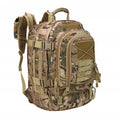 Outdoor Tactics Military Fan Mountaineering Hiking Bag Multifunctional Large Capacity Backpack, CP camo