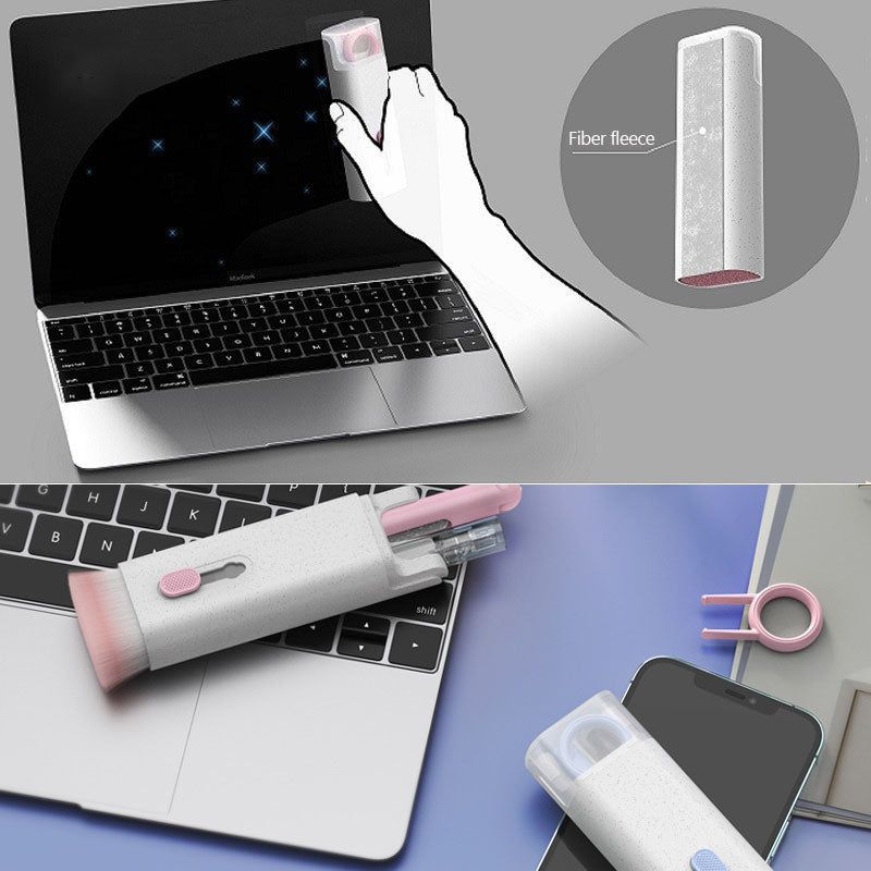 Gadget Cleaning Kit — Keyboard, Earbuds & Screen Cleaner Tool Set