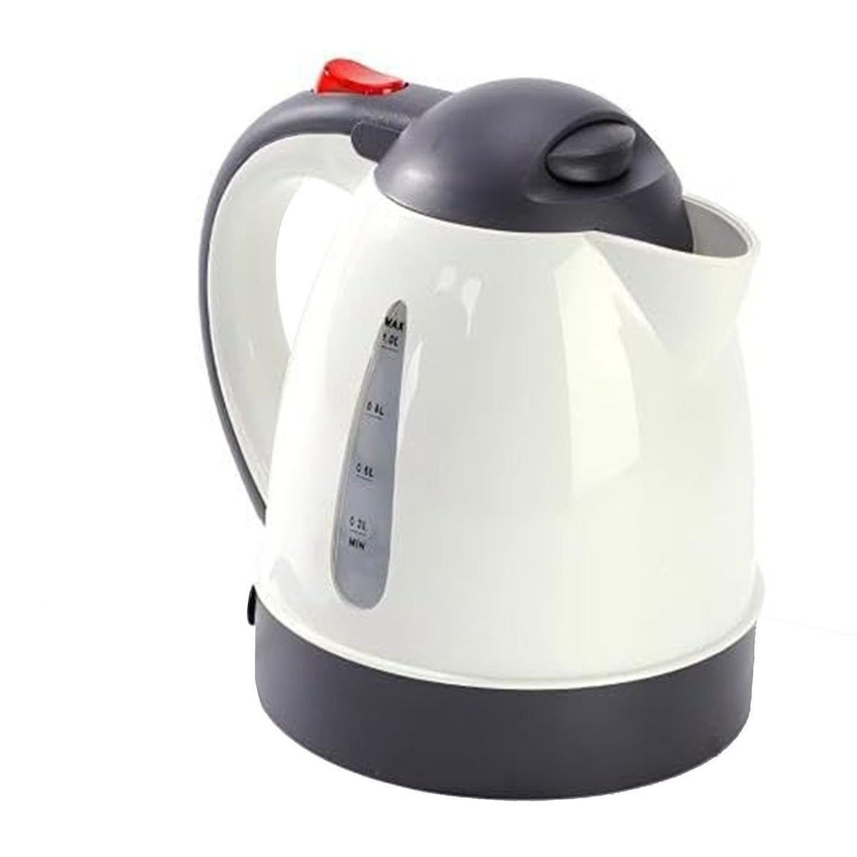 250W Portable Car Electric Kettle Truck Heated Water Tea Coffee Kettle Auto Shut Off For Road Trip 1000ml Beige, Default