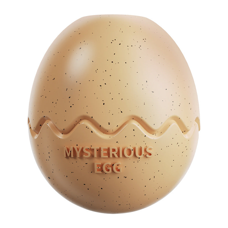 Dog Slow Food Bite-resistant Leakage Food Feeder Dinosaur Egg Bite Dog Toy, Eggshell Color